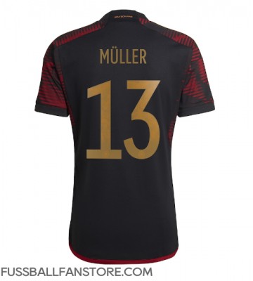 Deutschland Thomas Muller #13 Replik Auswärtstrikot WM 2022 Kurzarm